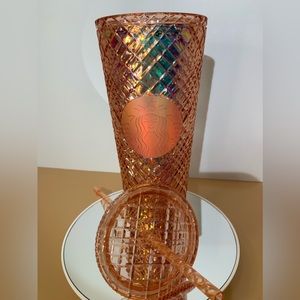 Starbucks Venti Studded Bling Plastic 24 oz Cup NWOT